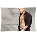 Dwayne Johnson The Rock Pillowcase Custom Throw Pillow cover 20x30 Zippered Pillow Case Two Sides Picture Printed Soft Cotton Comfortable