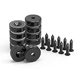 Neodymium Round Black Base Cup Magnets 40 lbs Pulling Force 0.98