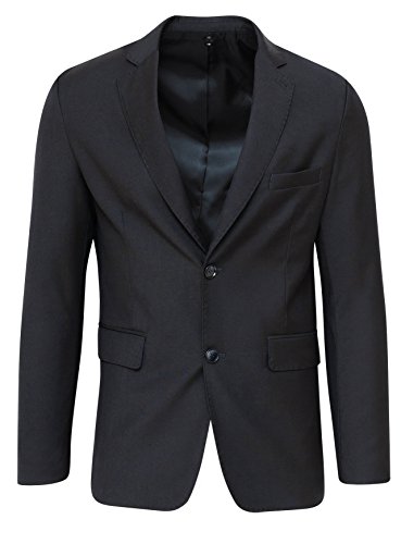 Evoga Veste Homme Noir pour cérémonie et grandes occasions habillées