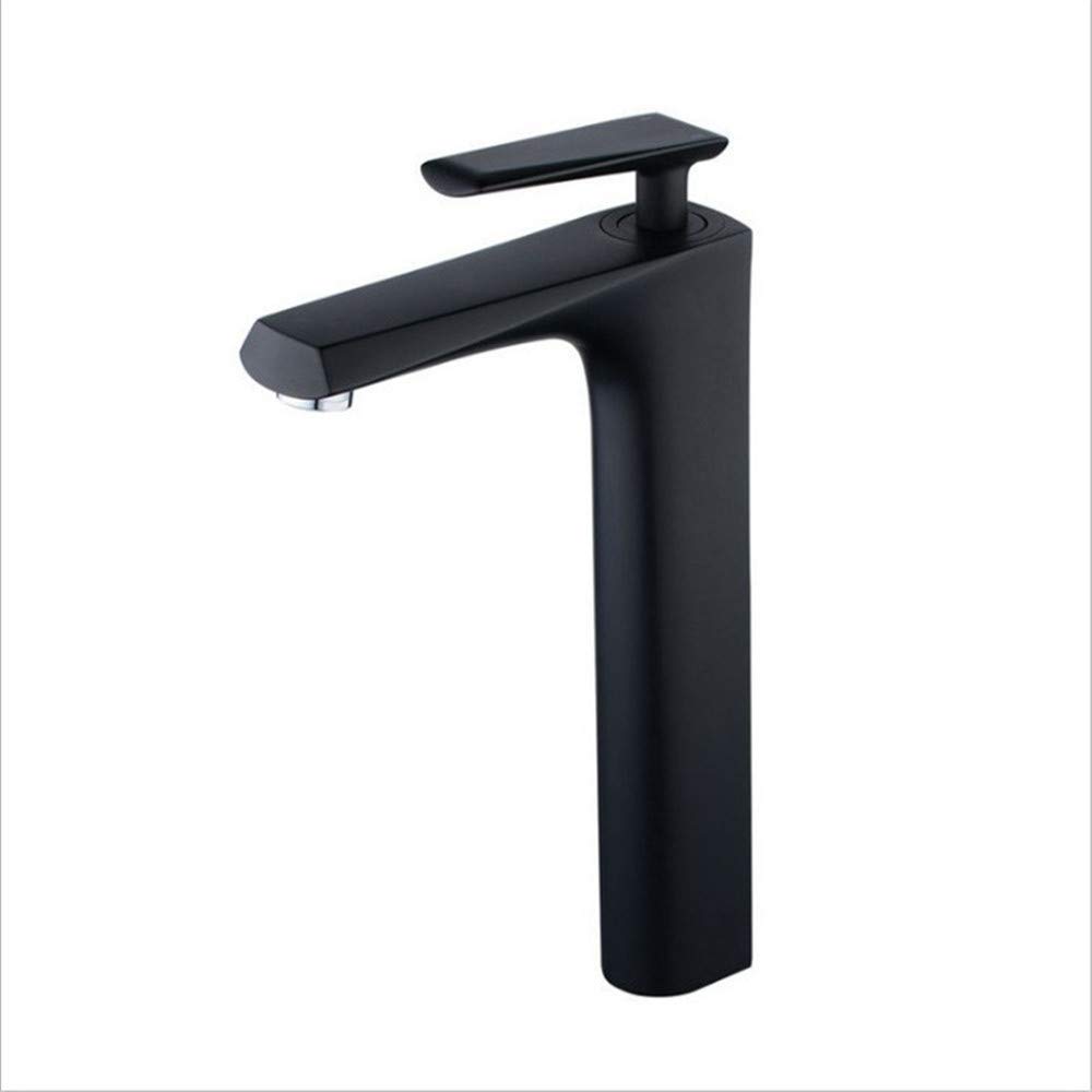 Robinet de lavabo noir pour harmoniser votre pièce d'eau contemporaine