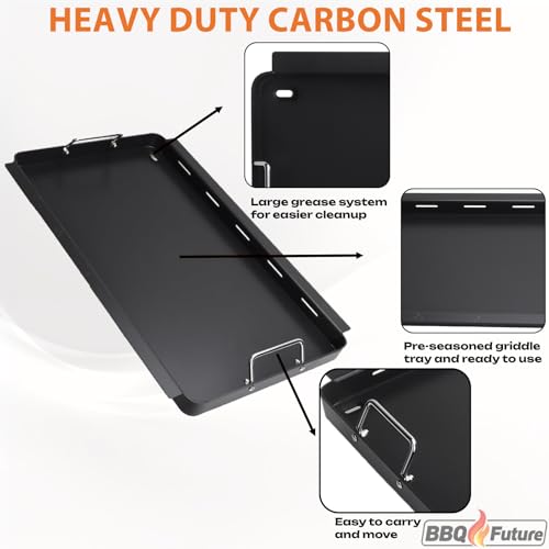 Image of Full Size Griddle Insert with Spatula for Charbroil TRU Infrared 3 Burner
