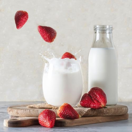 Foto von Geniess-Bar! 20 Milchflaschen 500ml mit 40 Deckel BPA frei Saftflaschen Glasflaschen 0,5L auch mit 2/4/6/9/12 Flaschen Weithalsflaschen leer zum Befüllen Schraubdeckel