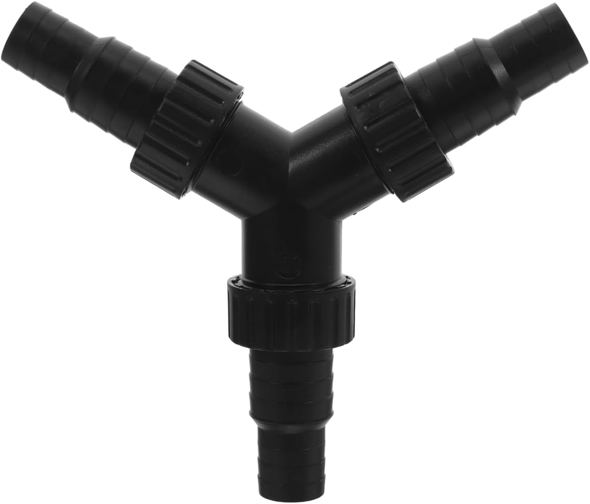 Abaodam Water Pump Tee Connector for Aquarium and Fountain 3-Way Hose Splitter Adapter Compatible with 0.79In and 0.98In Tubing Submersible Pump Accessory for Indoor Fish Tank and Garden Pond