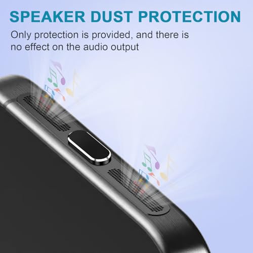 Image of USB C Dust Plug, 4 Pack USB C Port Cover, Type C Charging Port Plug Cover with Speaker Dust Cover, Phone Accessories for iPhone 17, iPhone 15 /16 /16 Plus /16 Pro /16 Pro Max