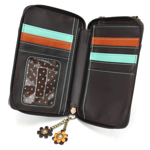 Image of CHALA Wallet Crossbody Cell Phone Purse - Women Faux Leather Multicolor Handbag with Adjustable Strap