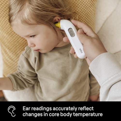 image for Braun ThermoScan 3 Ear Thermometer, Fast 1 Second Measurement, Audio F