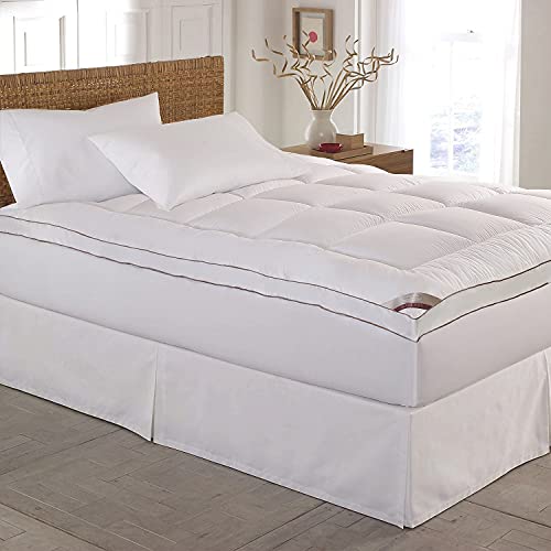 Kathy Ireland Home Essentials Cotton Mattress Pad King White