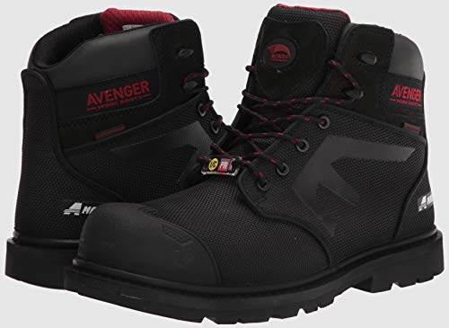 Image of FSI FOOTWEAR SPECIALTIES INTERNATIONAL Men's 7581 Hammer 6 inch Black Carbon Toe Waterproof Puncture Resistant Work Boots