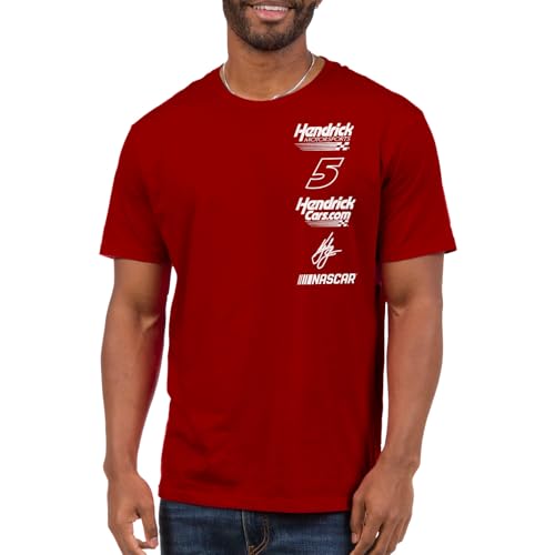 Junk Food NASCAR - Kyle Larson Driver Sponsors Stacked Logo Adult SS T-Shirt