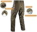 FREE SOLDIER Men's Outdoor Tactical Pants Ripstop Military Combat EDC Cargo Pants Lightweight Hiking Work Pants (Dark Green-Upgrade 34W x 32L)