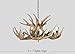 6+3 Head 9+3 Head 9+6 Head 9+9 Head Candle Antler Chandelier American Retro Resin Deer Horn Lamps Home Decoration Lighting E12 UL Listed (9+9Heads)