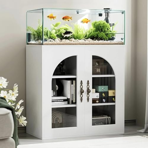 Belandi 20-29 Gallon Fish Tank Stand Adjustable Shelves,