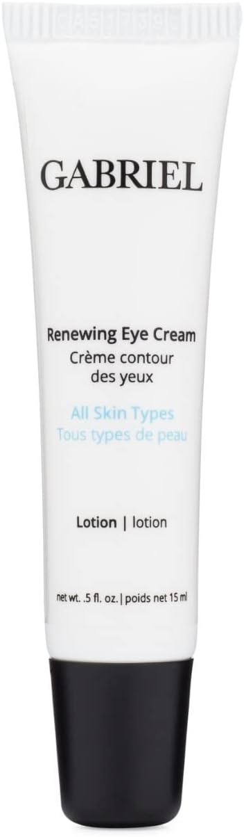 Gabriel Renewing Eye Cream | Natural, Paraben Free, Vegan, Cruelty-free, Non GMO| .5 oz.
