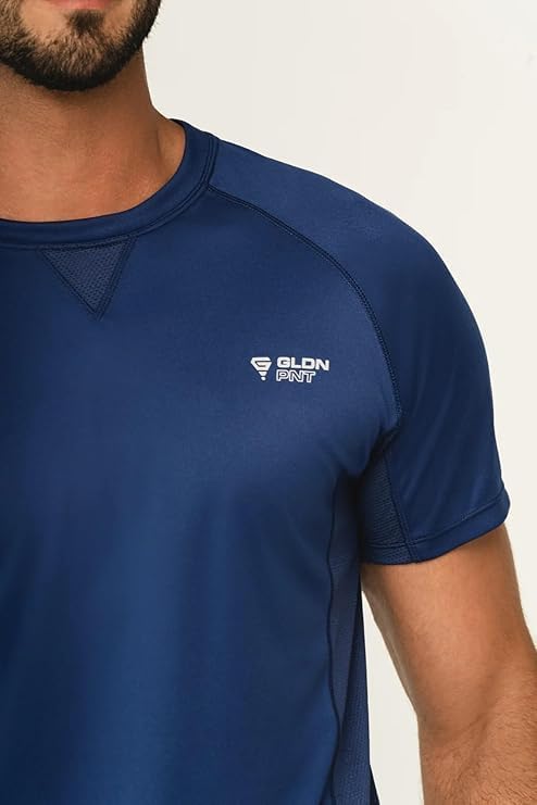 Men’s Signature Performance Tee, 4-Way Stretch with Cooling Mesh, Sweat & Moisture-Wicking Fabric for Tennis, Padel &Training - Image 4