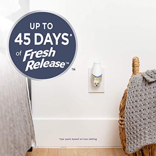 Renuzit Snuggle Scented Oil Plugin Air Freshener, Relaxing Lavender, 6 Refills + 2 Oil Warmers