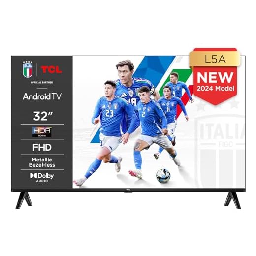 TCL 32L5A, TV da 32 pollici, FHD, smart TV HDR supportata su Android TV (modalità bambino, Dolby Audio, compatibile con Google Assistant)