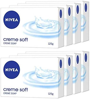 Nivea Creme Soft Soap, 125 gm (2 x Pack of 4)