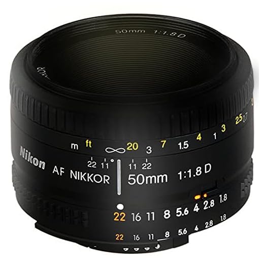 Nikon AF FX NIKKOR 50mm f/1.8D Lens