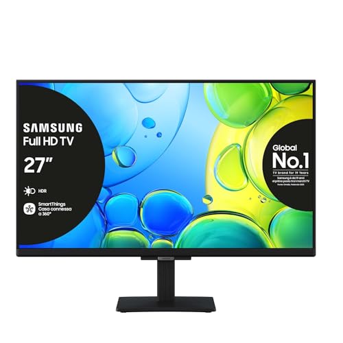 Samsung Full HD Smart TV 27'' UE27F6000FUXZT, Hyper Real Processor, HDR & Pur...