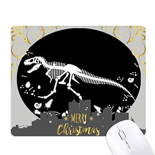 Tapis de souris dinosaure nuit de Noël pour personnaliser votre espace de travail