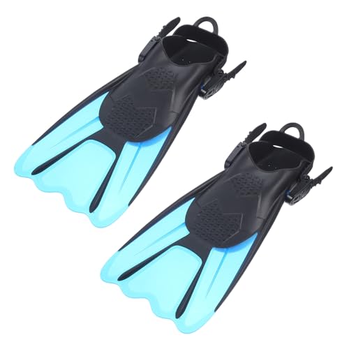 Cabilock 2 piezas Aletas de Natación Ajustables para Adultos Hechas de Flexible Cómodas y Duraderas para Snorkeling y Buceo Recreativo