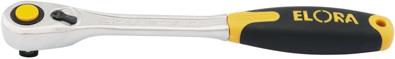 Draper 25930 Square Drive Elora Fine Tooth Quick Release Soft Grip