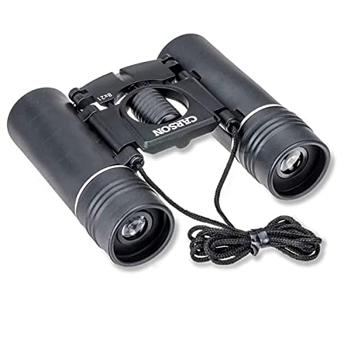 Binóculo compacto dobrável ultraleve Kinglet Série KB Carson 8 x 21 mm