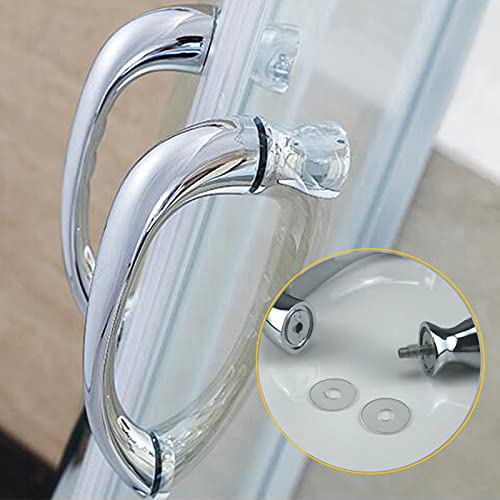 Poignée de douche inox 140 mm pour remplacer poignée de porte en verre - 6