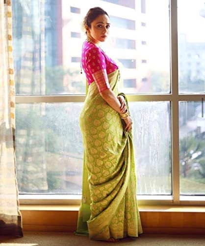 Image of Avantika Fashion Women's Kanjivaram Soft Silk Saree With Blouse Piece