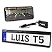 Produktbild LUIS® T5 WiFi Rückfahrkamera-System kabellos für Smartphone, Kennzeichenkamera zum Nachrüsten für PKW, SUV, Auto, IP68 wasserdicht, Nachtsicht bis 5m, Einparkhilfe hinten (ohne Smartphone-Halterung)