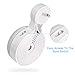 Caremoo Google Nest Mini Wall Mount Holder, Space-Saving Design Outlet Mount, Perfect Cord Management for Google Nest Mini 2nd Generation (White, 2 Pack)