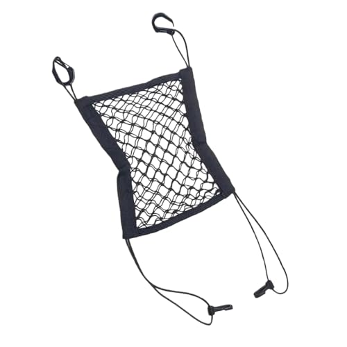 Sac filet de rangement pour coffre extensible et élastique noir pour compartiment de siège arrière