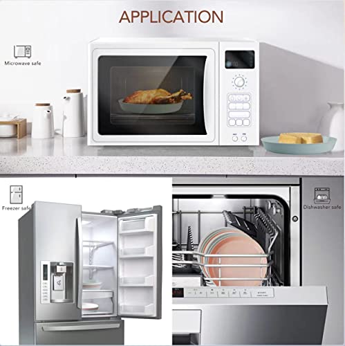 Greenandlife 8Pcs/9.3Inch Dishwasher & Microwave Safe Pp Plates - Lightweight & Unbreakable,Non-Toxin, Bpa Free And Healthy For Kids Children Toddler & Adult #TOP4