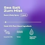 Indigo Wild Zum Mist Room & Body Spray - Aromatherapy Essential Oil Spray - Natural Body Mist & Room Spray - Sea Salt Scent - 4 fl oz (2 Pack) - Image 2