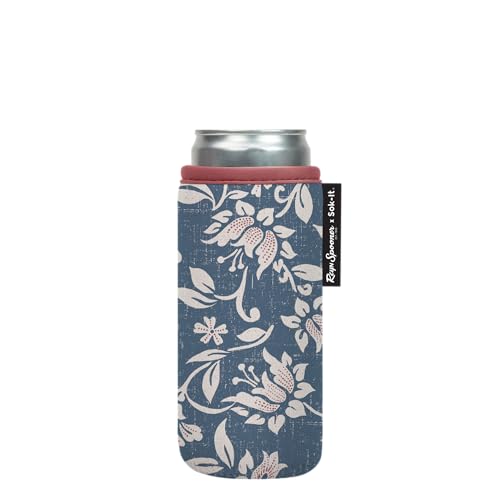 Sok It CanSok Sleeve for Beer & Soda Insulated Neoprene Cover (Reyn Spooner Kia Orana, 12oz Slim Can Sleeve)