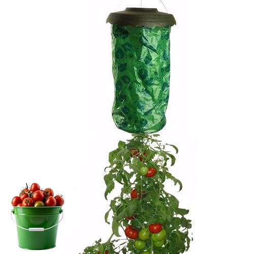 ABCISI Upside Down Tomato Planter: Hanging Tomato Planters Grow Bags,