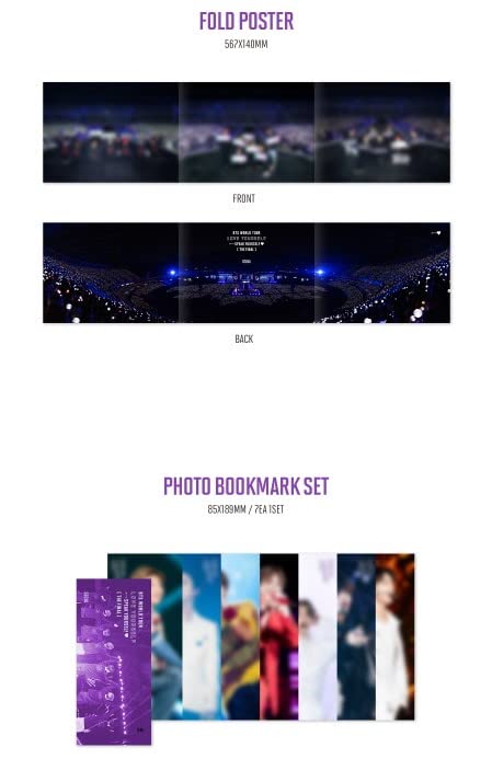 Miniatura 4 de BTS World Tour 'Love Yourself Speak Yourself' The Final - incl. 192pg Photobook, Folded Poster, Bookmark Set + Photocard