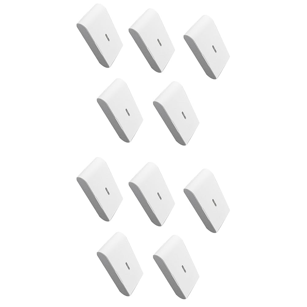 Nondk Wireless Vibration Glass Break Detector 10Pcs 433Mhz, Adjustable Sensitivity, Compatible With Alarm Systems