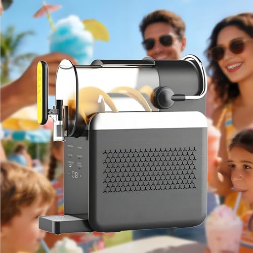 IqdZynx Machine à Granita, Machine à Boissons, Machine à Granita, 5 programmes prédéfinis, sans Glace, Nettoyage Automatique pour Milkshakes, Margaritas,...
