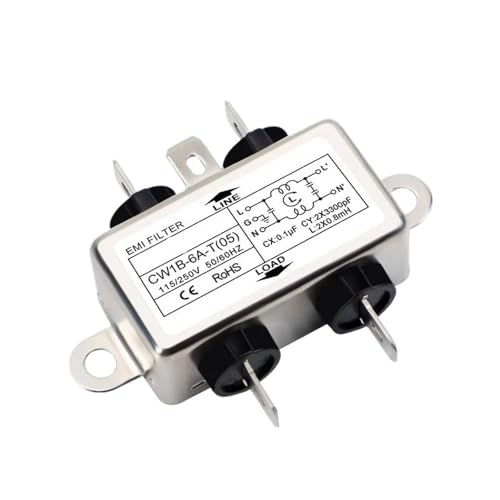 Filtro de potencia de tipo lámina de soldadura CW1B contra ruido EMI 250V