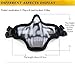 Jungle Leopard Tactical Mesh Mask Half Face Skull Double Band for Airsoft Paintball Shooting CS Games(WL)