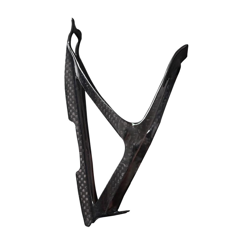Flaschenhalter Fahrrad Fahrrad-Wasserflaschenhalter, Schwarz, tragbar, Ultraleicht, Vollcarbon, Flaschenhalter, Zubehör Fahrrad Flaschenhalter(Gloss 1pcs)
