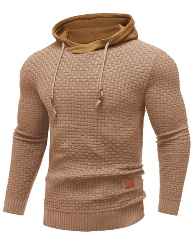 COOFANDY Men's Hooded Sweatshirts Long Sleeve...