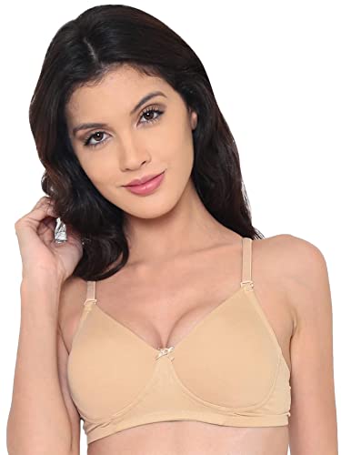 Image of Laavian Women's Cotton Non Padded Non-Wired Shaper T-Shirt Bra