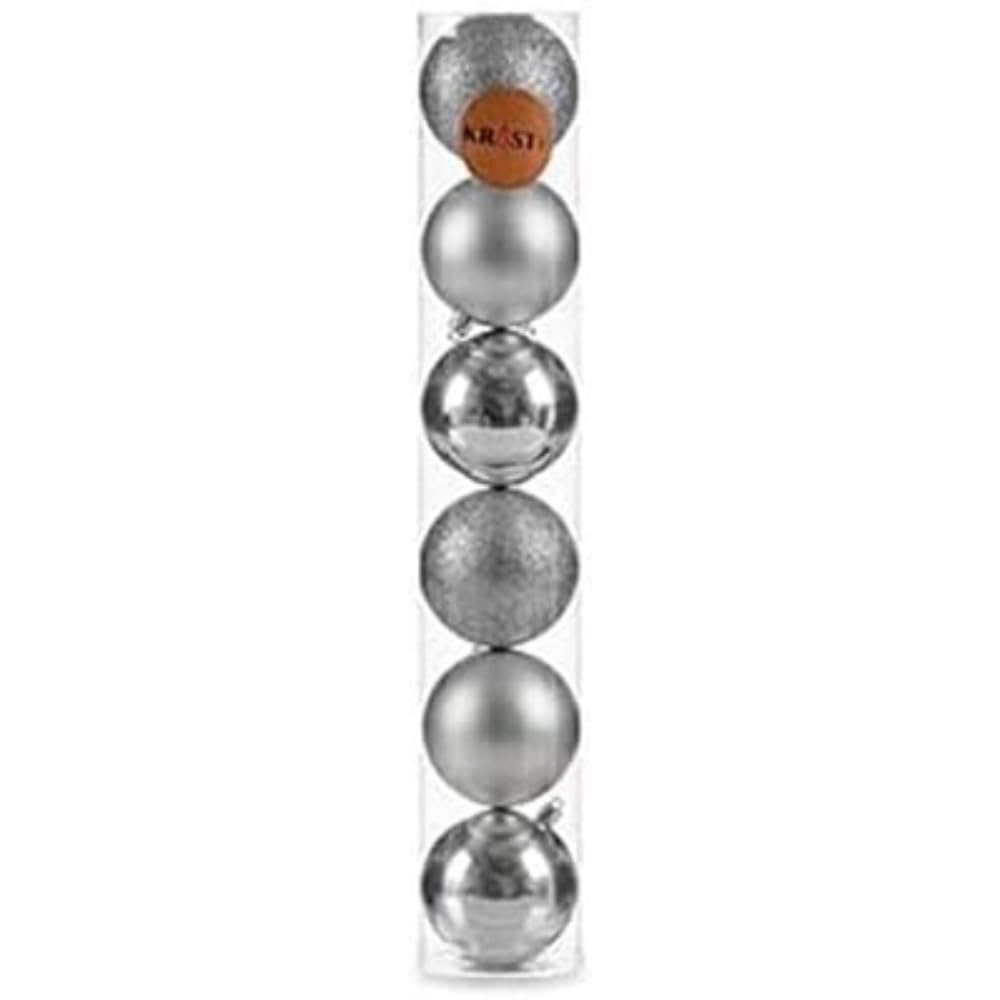 Krist+ Christmas Baubles Set, Multicoloured, Standard