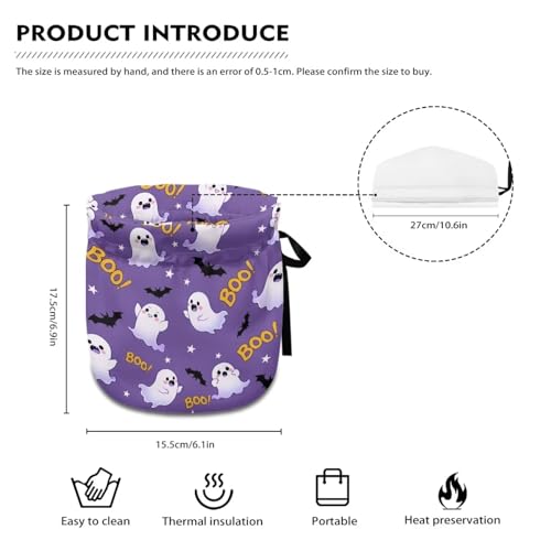 Image of Cute Ghost Teapot Bat Cozy Tea Pot Dust Cover Teapot Insulation Cover Decorative Teapot Cover Kettle Protective Kitchen Accessory for Hotel Restaurant Tea Party