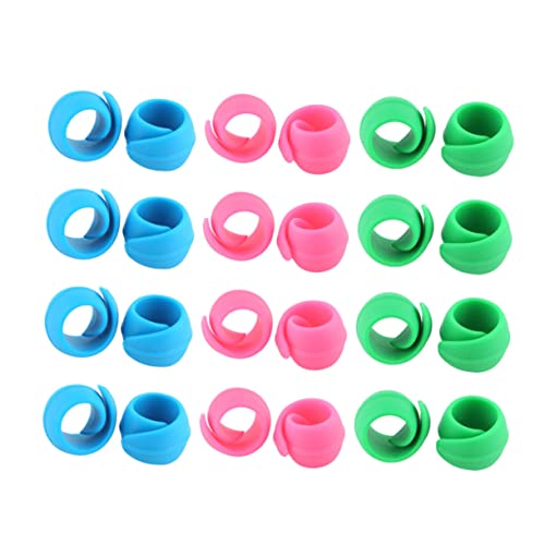 Serrage-bobines silicone couture multicolore pour fil canette et accessoires 80 pièces