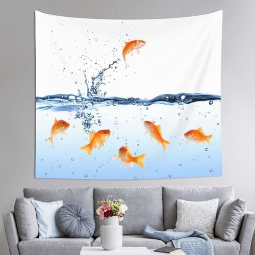 Tapisserie poisson dans l'eau pour creer un cocon dans sa chambre