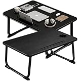 Design pliable et peu encombrant : les pieds se replient en quelques secondes. Cela permet de ranger facilement la table - Parfait pour les petits appartements ou pour le ranger sous le lit.