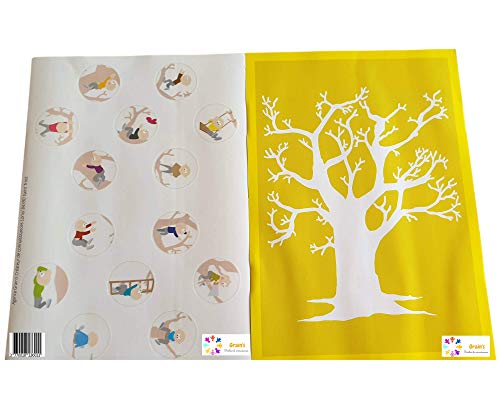 Arbre à personnages et 14 stickers pour animer la rentrée scolaire